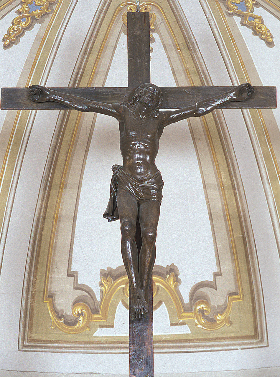 Cristo crocifisso (scultura) - ambito ferrarese (sec. XVIII)