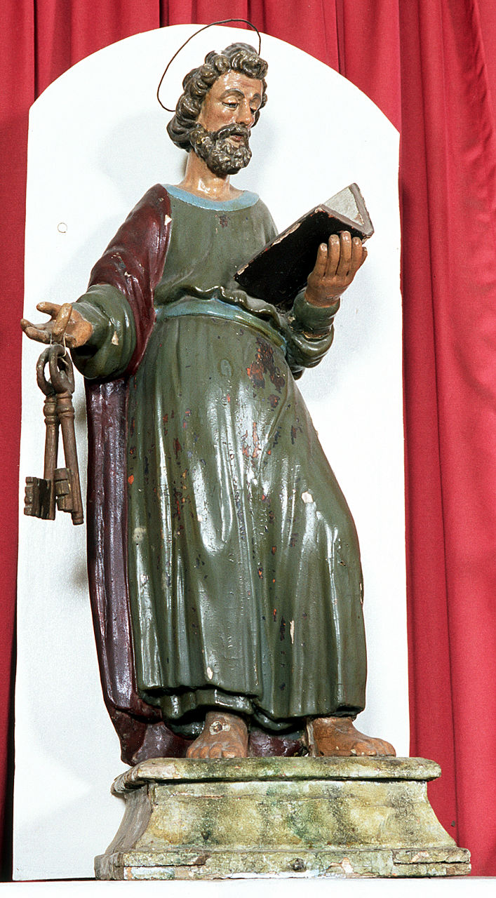 San Pietro (statua) - ambito ferrarese (sec. XVII)