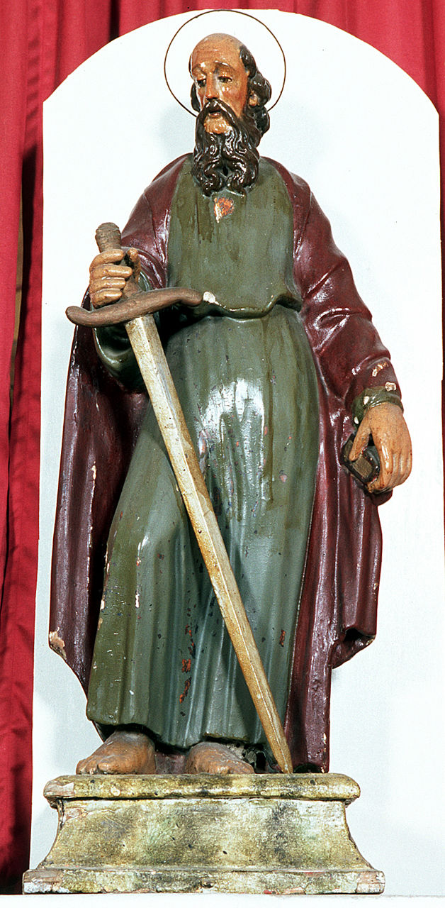 San Paolo (statua) - ambito ferrarese (sec. XVII)