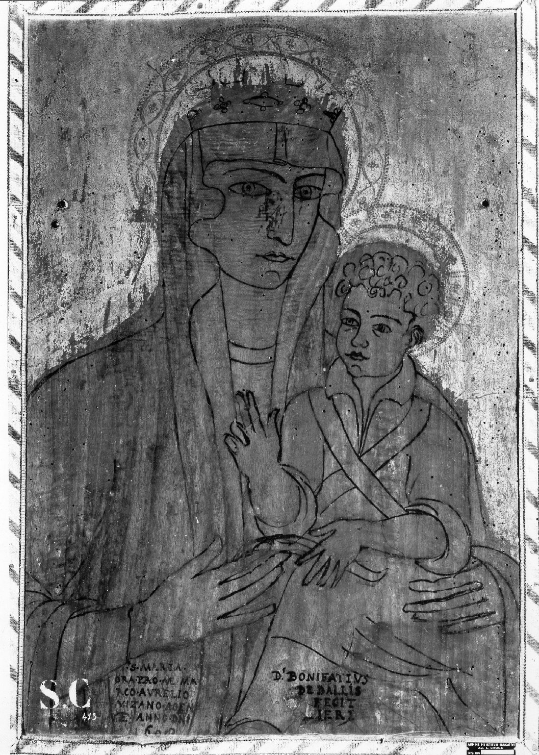 Madonna con Bambino (dipinto) - ambito bolognese (sec. XVII)