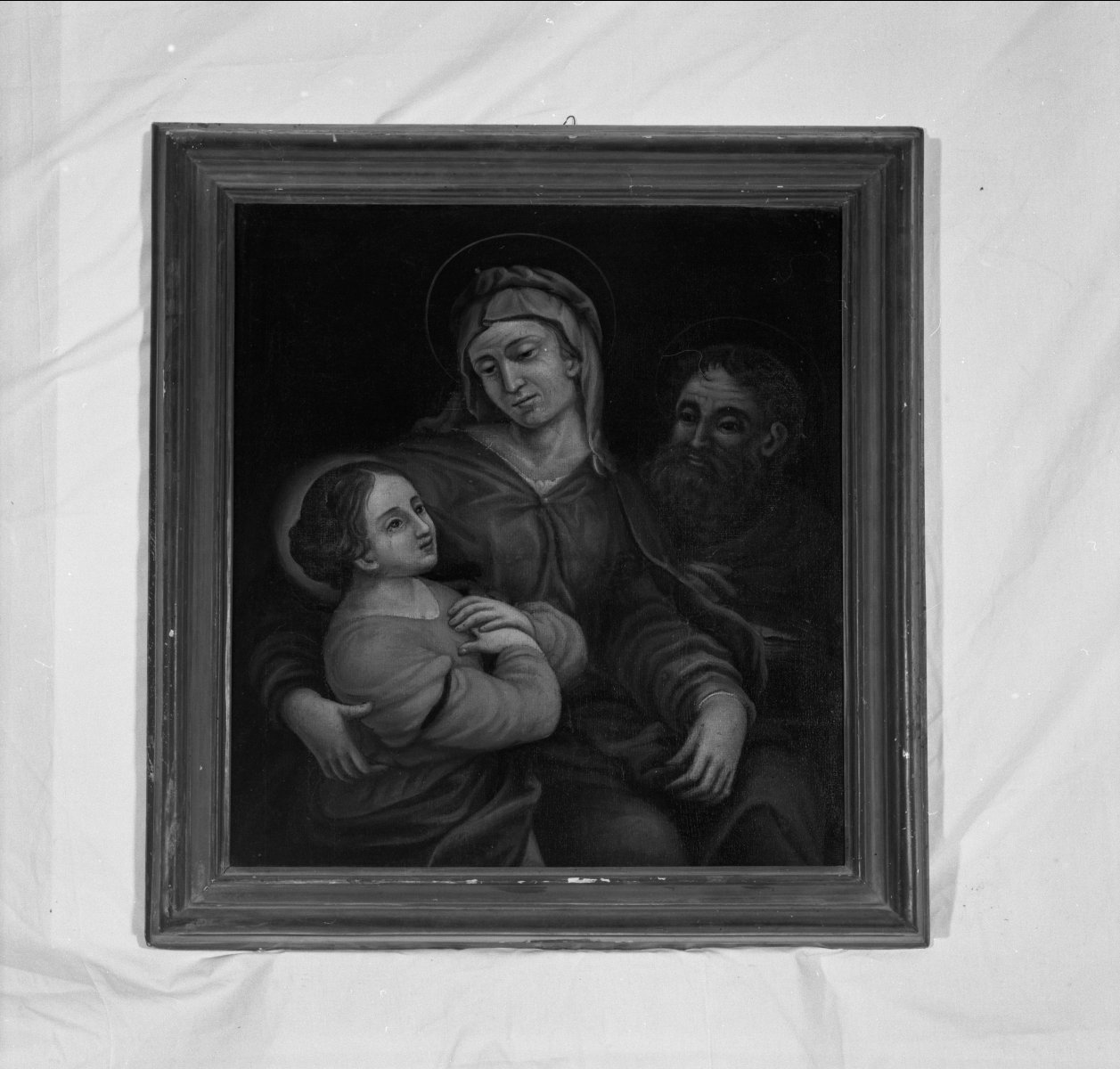 Maria Vergine bambina con Sant'Anna e San Gioacchino (dipinto) - ambito emiliano (seconda metà sec. XVIII)