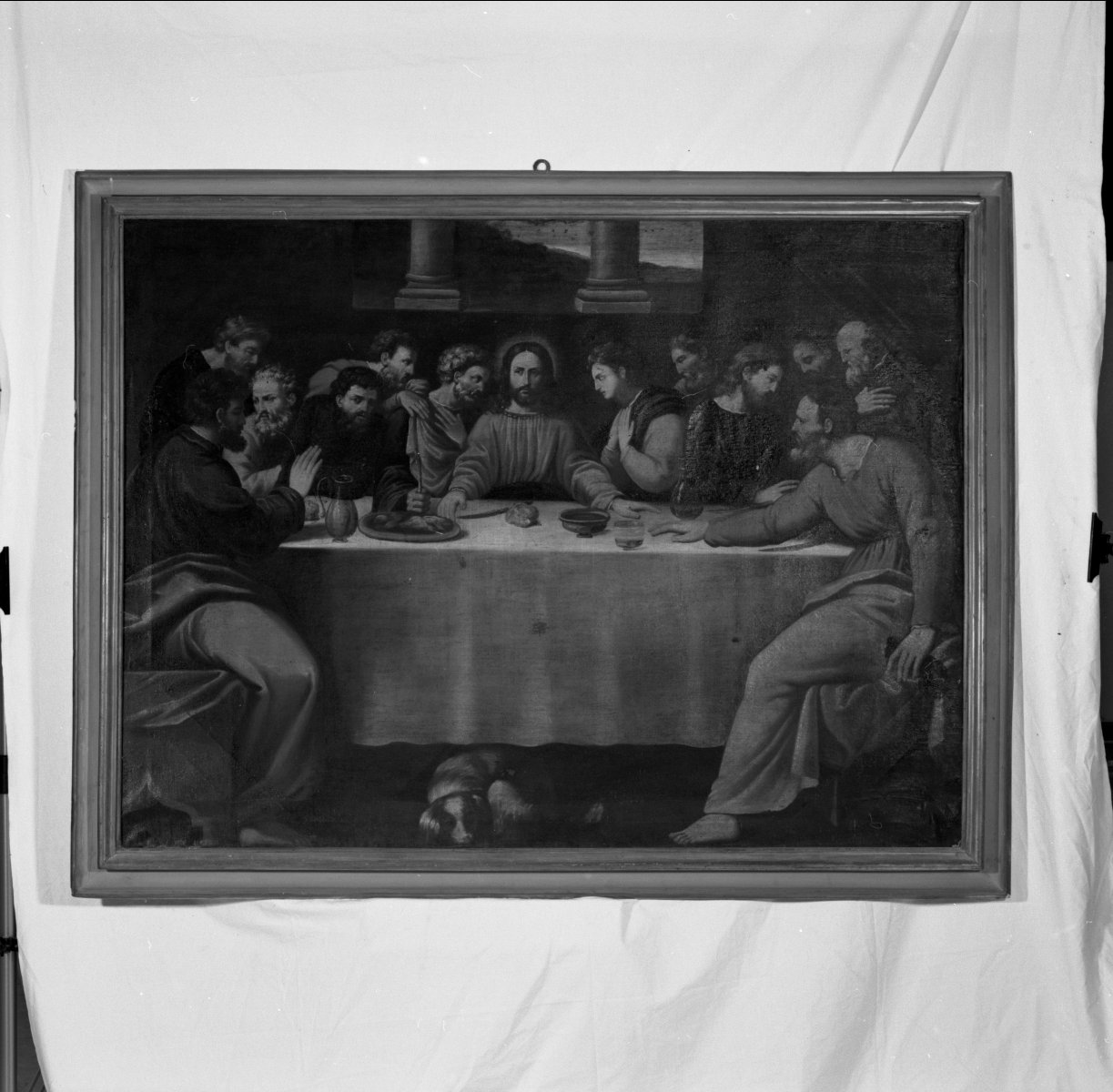 Ultima cena (dipinto) - ambito ferrarese (sec. XVII)
