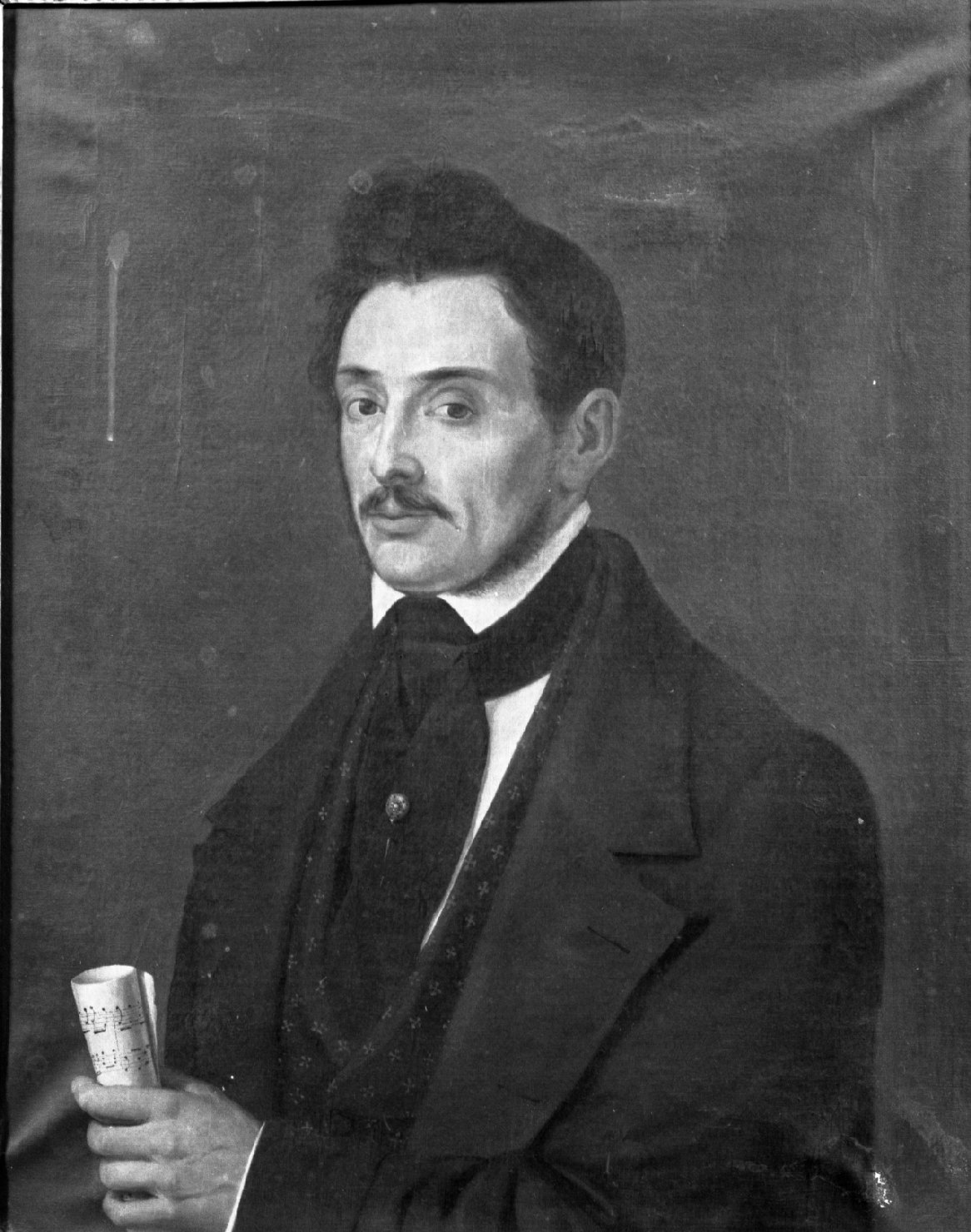 Ritratto di Luigi Ghirelli (dipinto, elemento d'insieme) - ambito emiliano (sec. XIX)