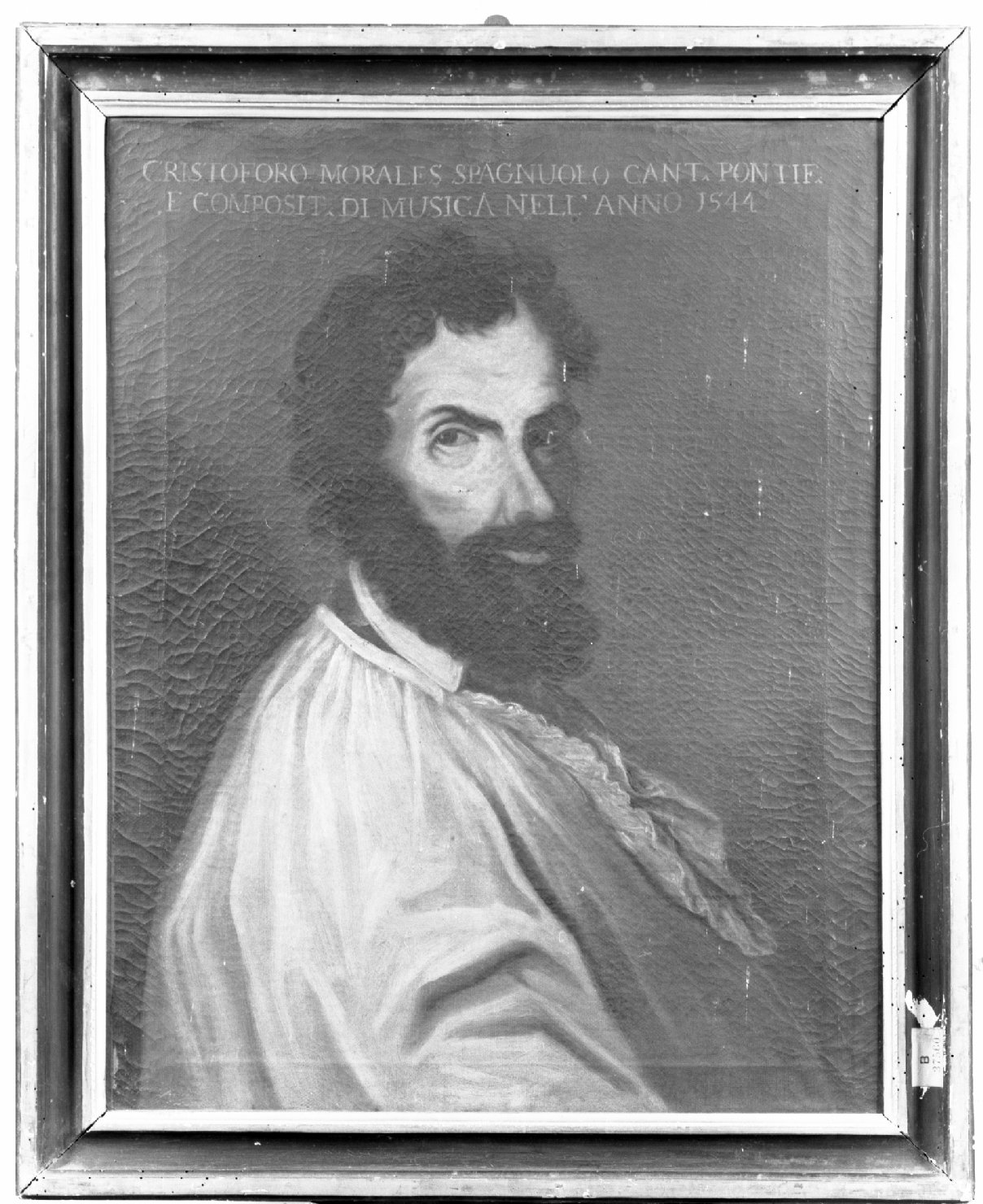 Ritratto di Cristoforo Morales (dipinto, elemento d'insieme) - ambito italiano (sec. XVIII)