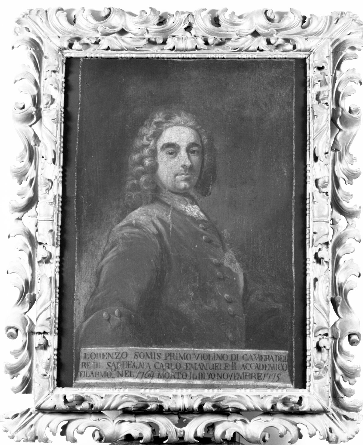 Ritratto di Lorenzo Somis (dipinto, elemento d'insieme) di Ottani Gaetano (sec. XVIII)
