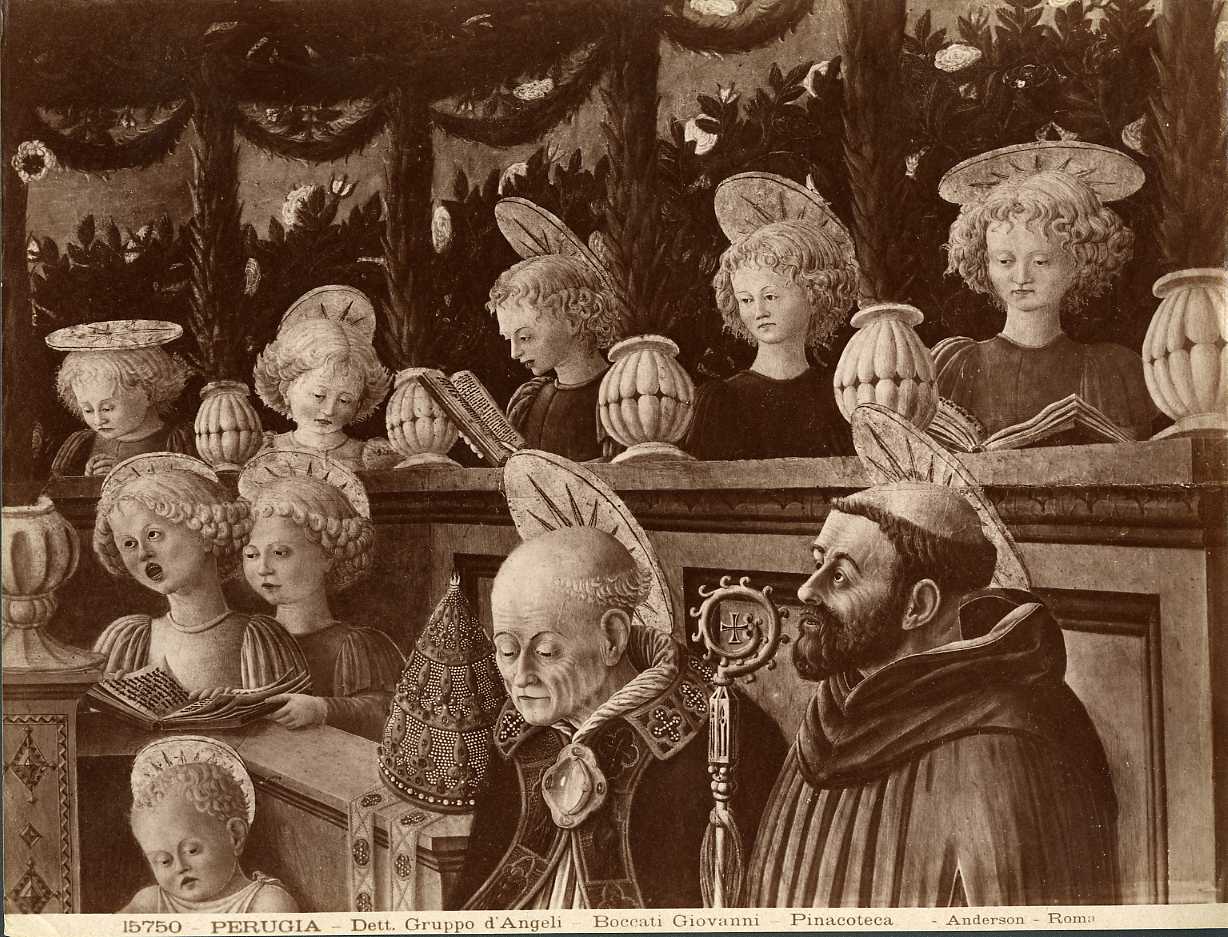 Madonna del Pergolato - Dipinti (positivo) di Boccati, Giovanni, Anderson, Domenico (ditta) (XIX/ XX)