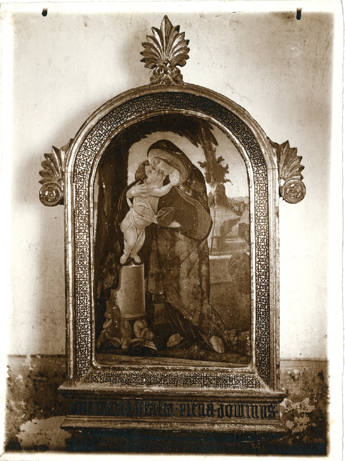 Madonna con Bambino - Dipinti (positivo) di Botticelli, Sandro (scuola), Anonimo (XIX/ XX)
