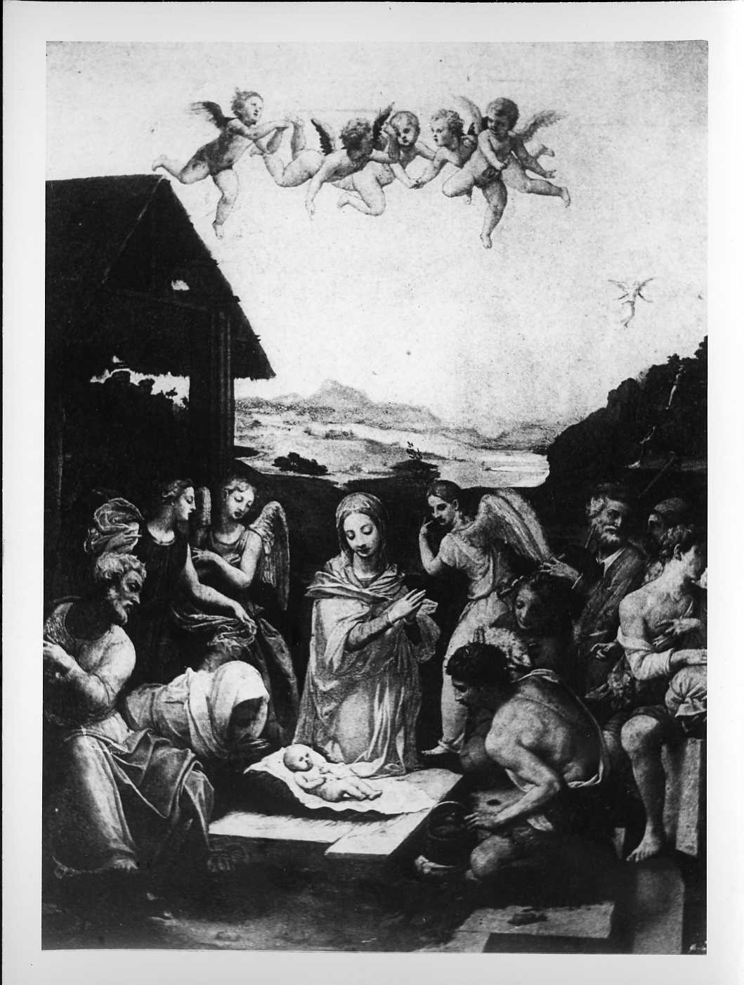 Adorazione dei pastori - Dipinti (positivo) di Bronzino, il, Anonimo (XX)