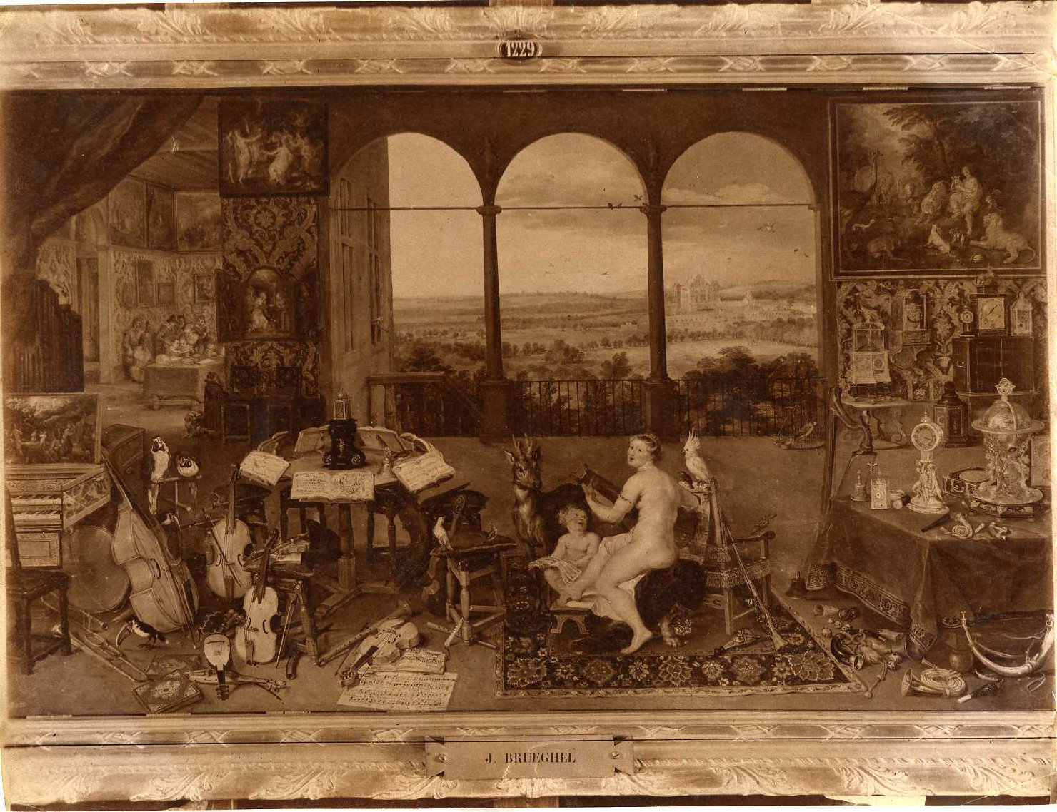 Allegoria del gusto - Dipinti (positivo) di Brueghel, Jan il vecchio, Rubens, Peter Paul, Anonimo (XIX/ XX)
