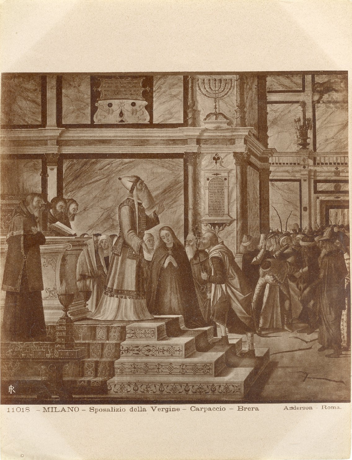 Sposalizio della Vergine - Dipinti (positivo) di Carpaccio, Vittore, Anderson, Domenico (ditta) (XIX/ XX)