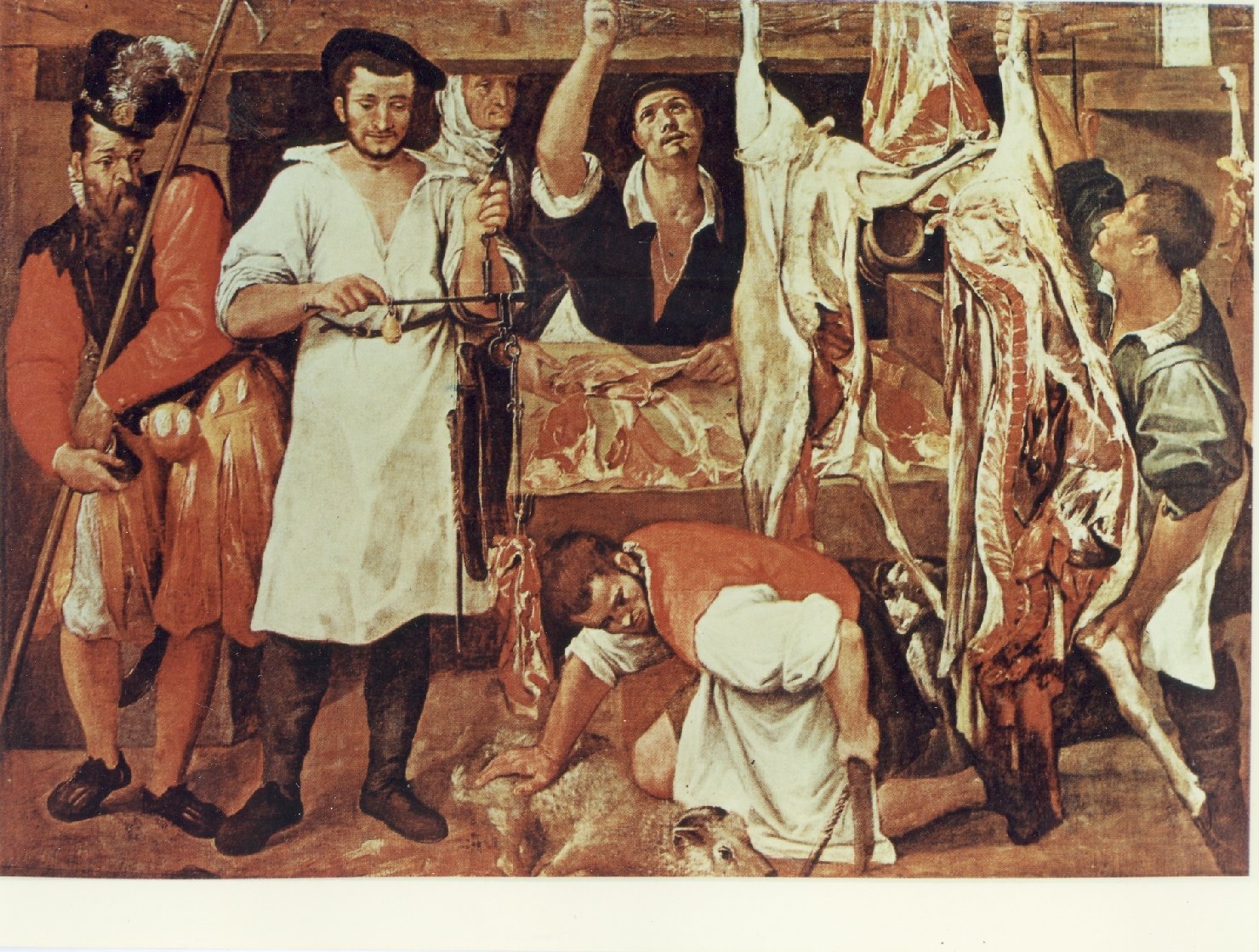 La bottega del macellaio - Dipinti (positivo) di Carracci, Annibale, Gabinetto Fotografico della Soprintendenza ai Beni Artistici e Storici di Bologna (XX)