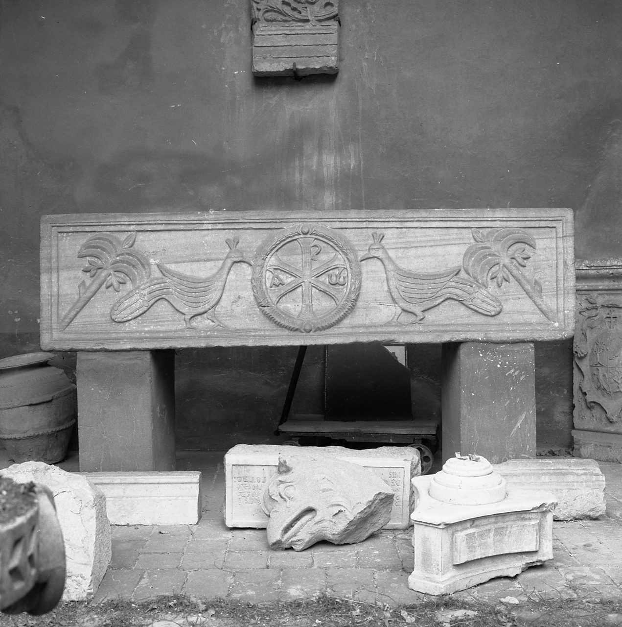 sarcofago - bottega bizantina (secc. VIII/ IX)