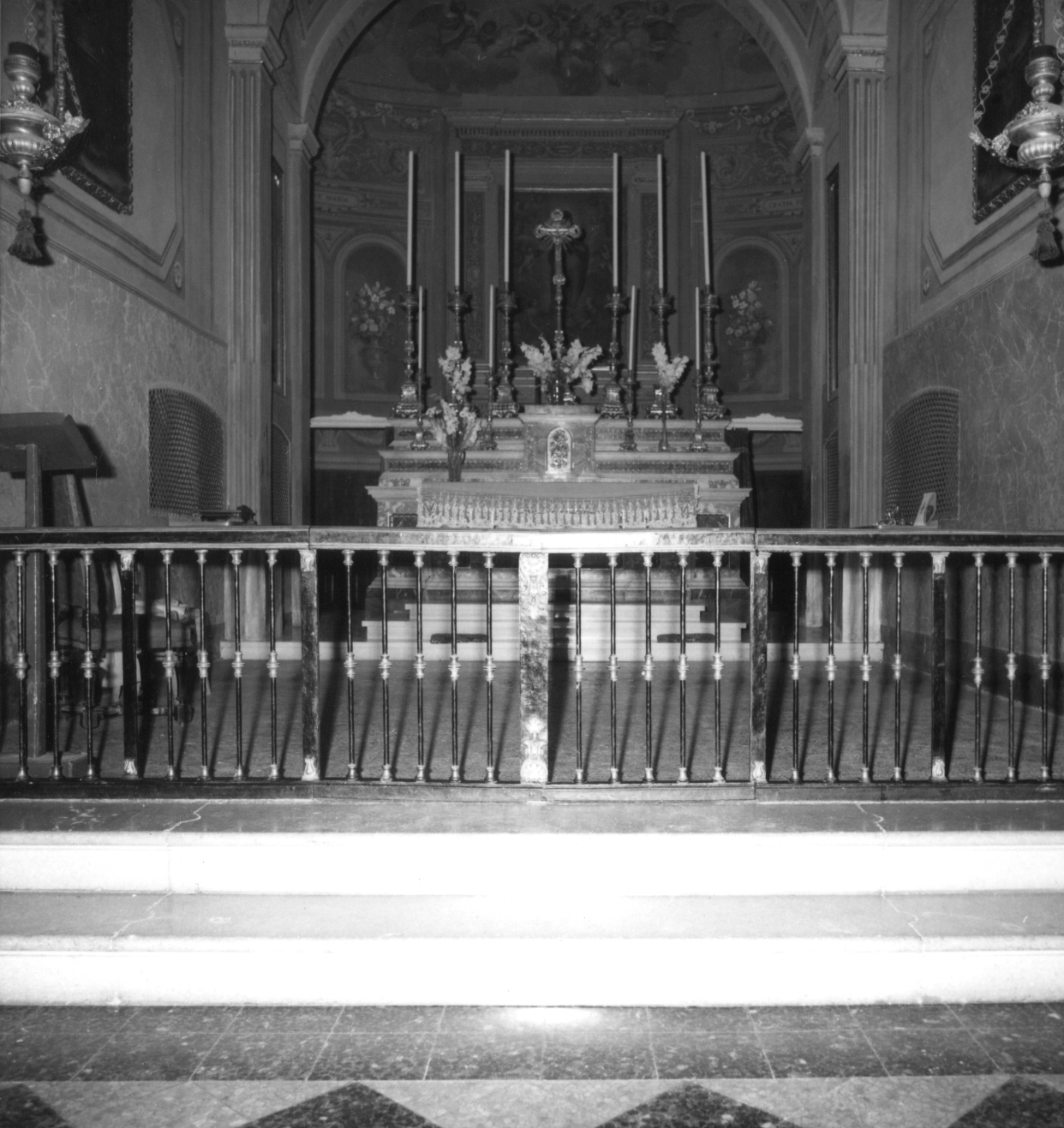 balaustrata di altare - bottega italiana (sec. XIX)