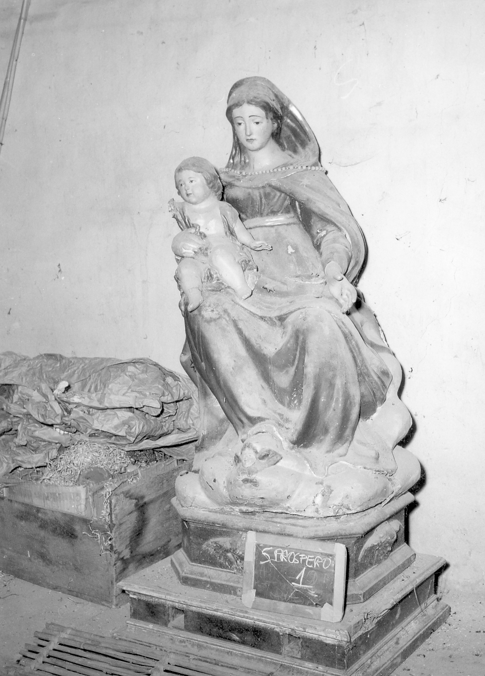 Madonna con Bambino (statua) - bottega italiana (fine sec. XVIII)