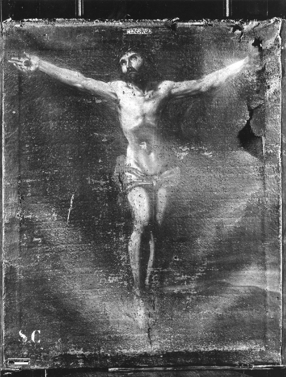 Cristo crocifisso (dipinto) - ambito bolognese (fine sec. XVII)