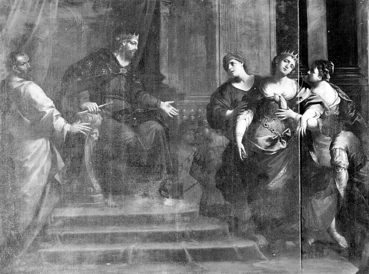 Ester sviene dinanzi ad Assuero (dipinto) di Graziani Ercole il Giovane (attribuito) (secondo quarto sec. XVIII)