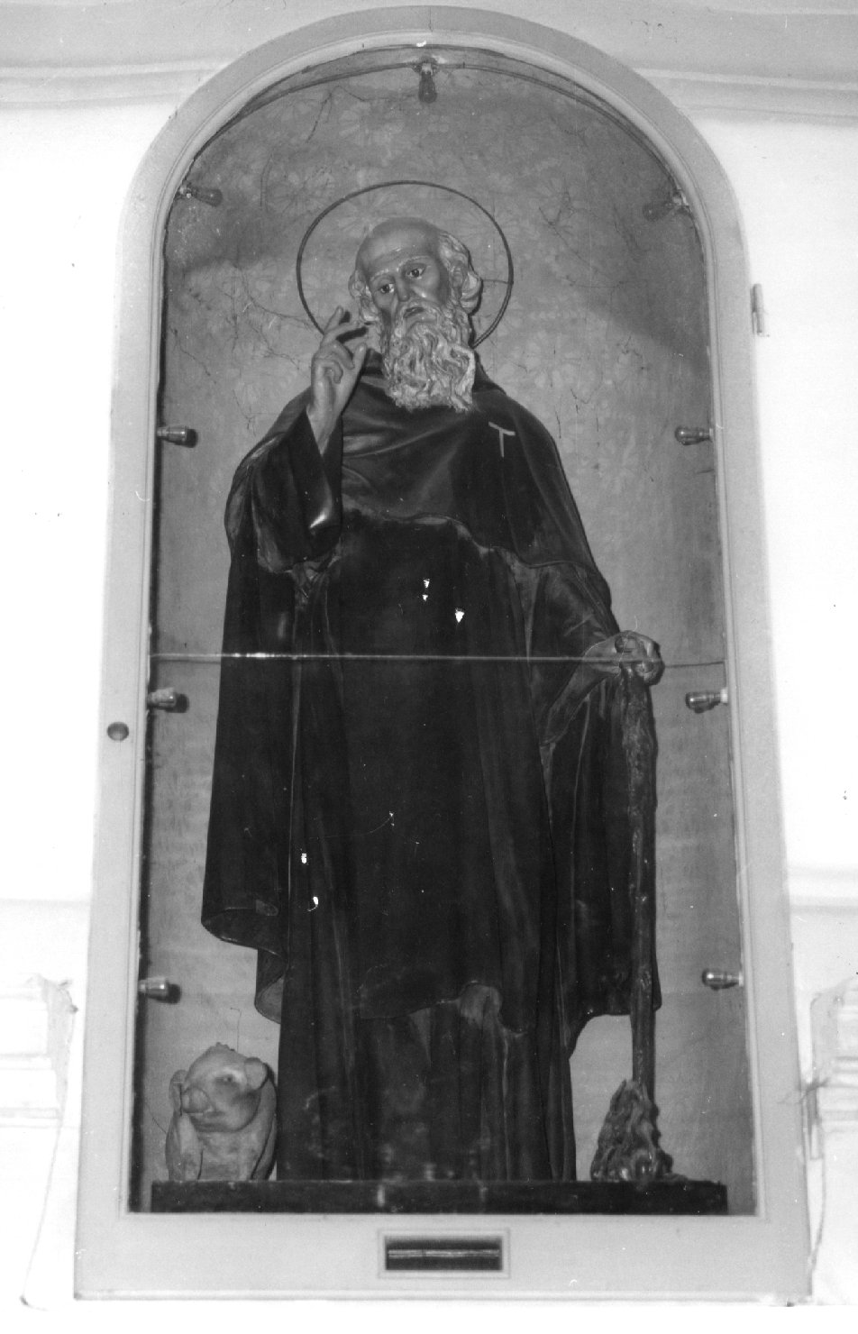 Sant'Antonio Abate (statua) - bottega italiana (sec. XIX)