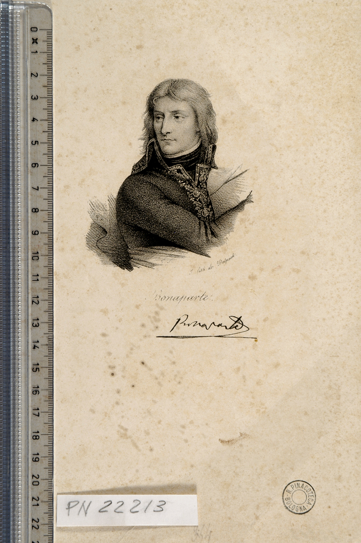 ritratto di Bonaparte (stampa) di Delpech Francois Séraphin (secc. XVIII/ XIX)