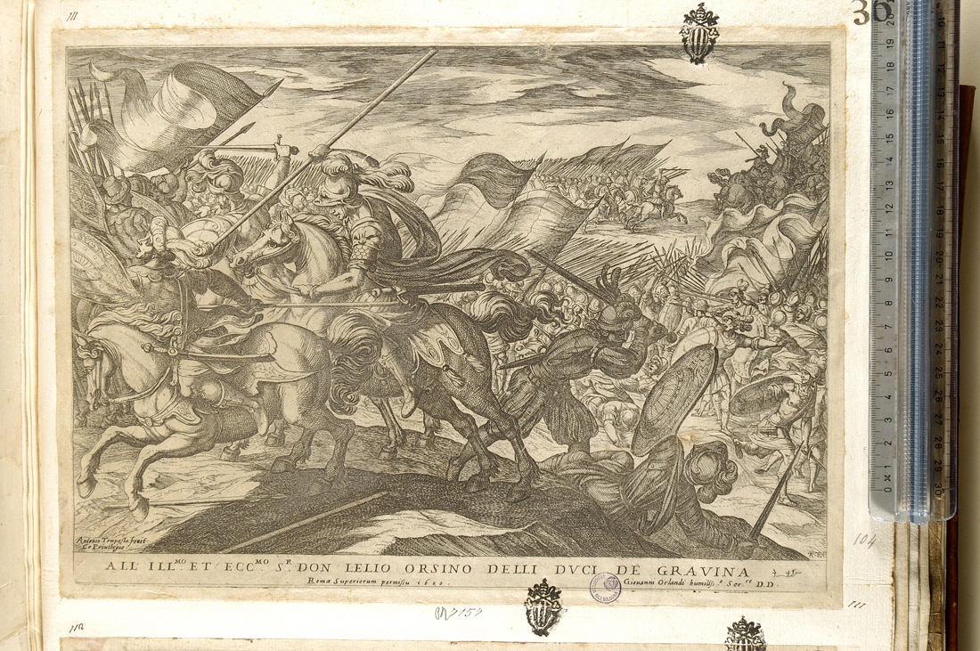 battaglia (stampa) di Tempesta Antonio (sec. XVII)