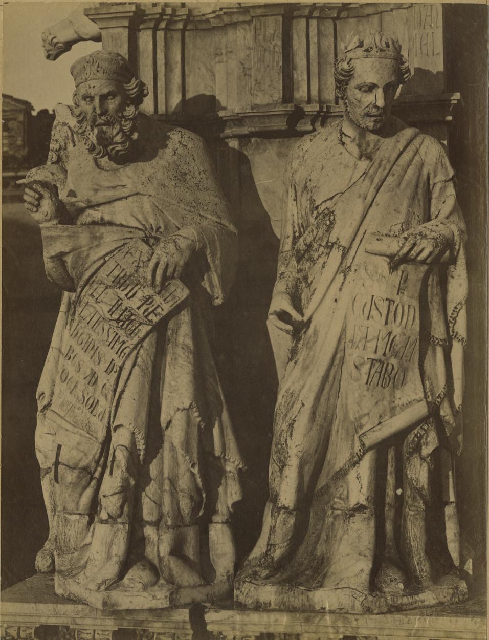 Profeti - Abacuc - Sculture (positivo) di Giovanni Pisano, Lombardi, Paolo (ditta) (XIX)