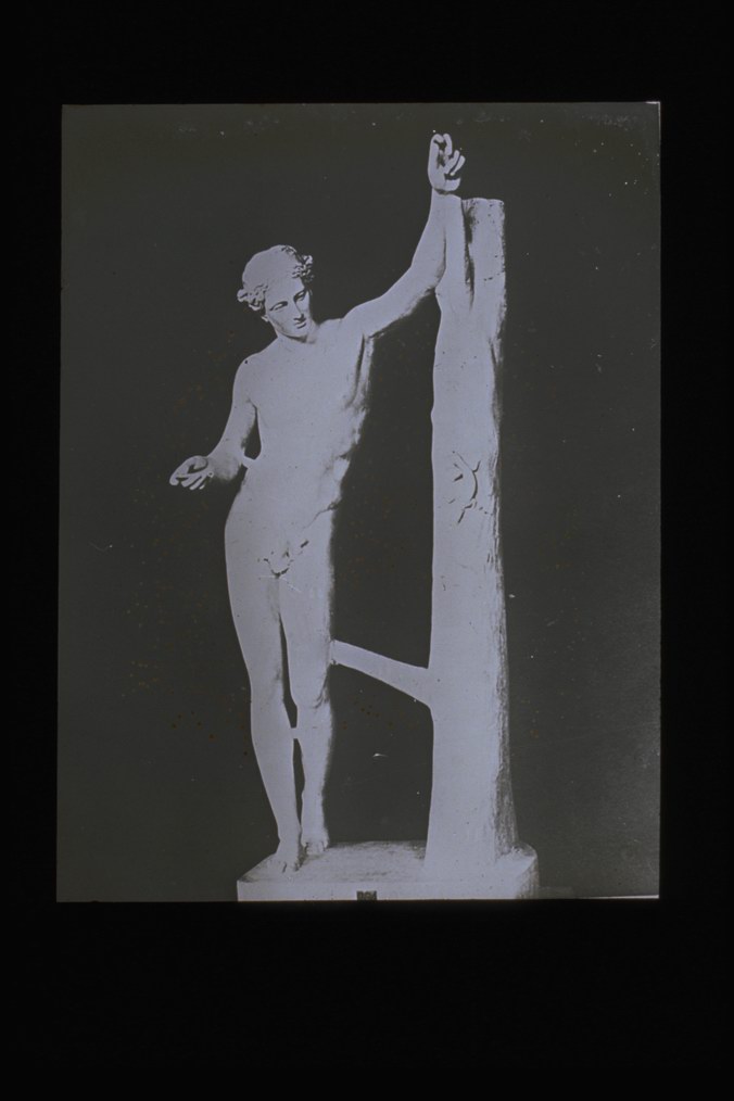 Archeologia - scultura (diapositiva) di Prassitele, Istituto Minerva (XX)