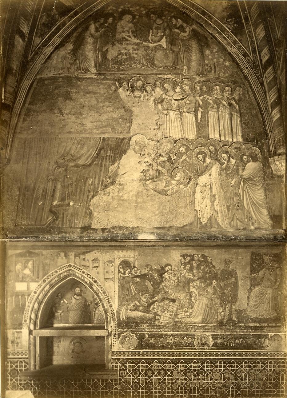 Dipinti - Affreschi - Storie della Vergine (positivo) di Ricci, Luigi (XIX)