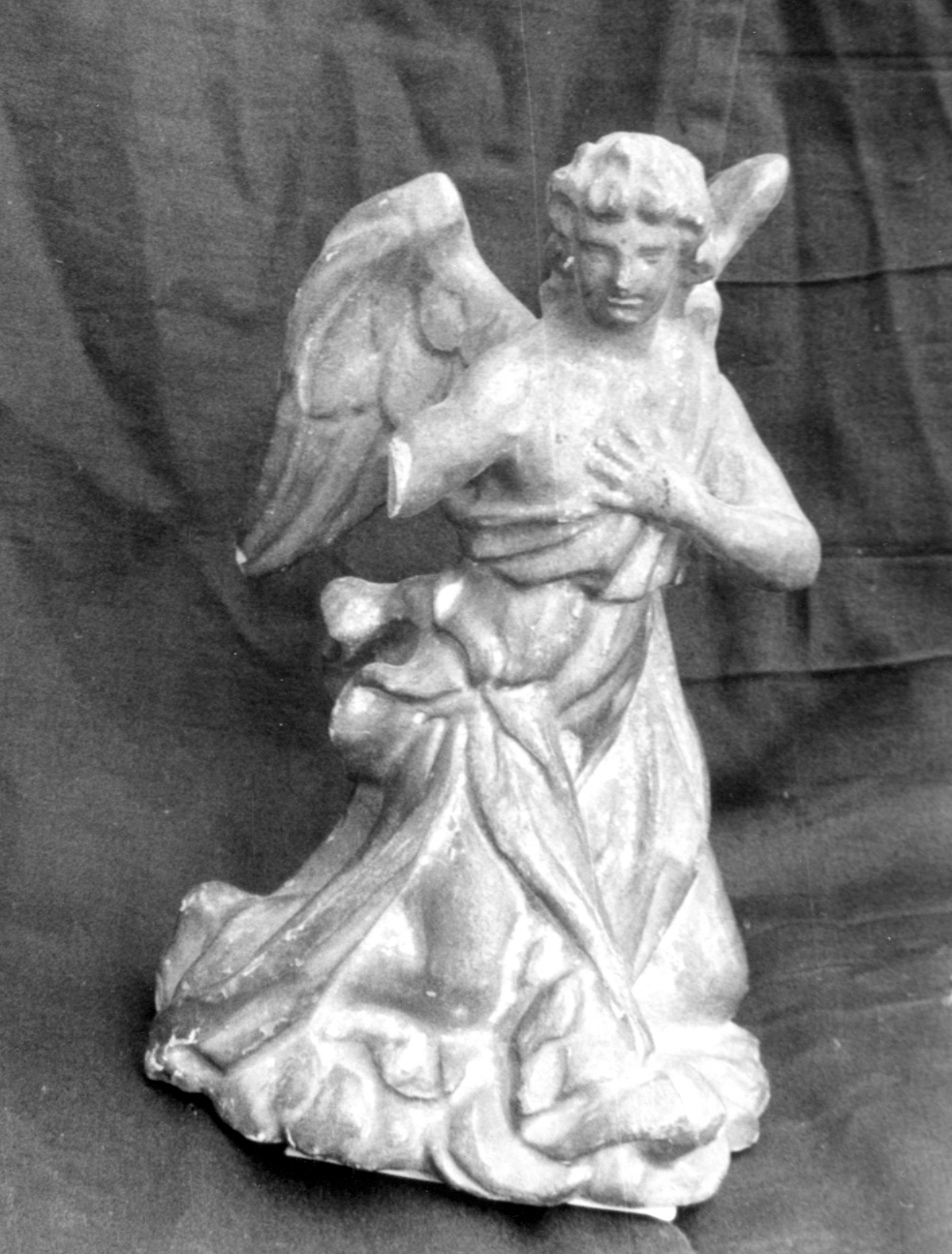 angeli (statuetta devozionale, coppia) - produzione italiana (sec. XVII)