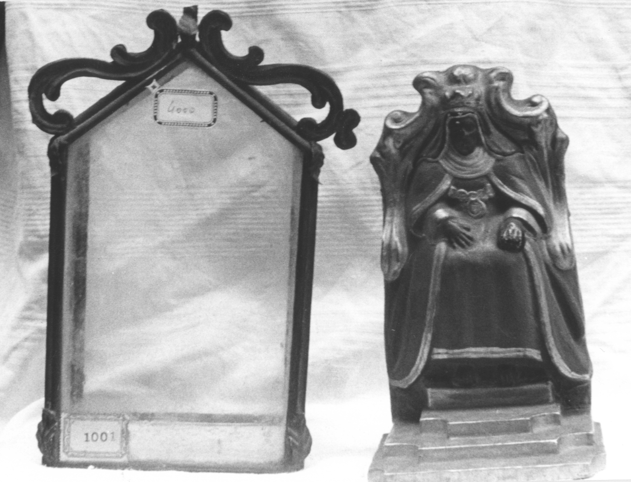 Santa Caterina de Vigri (statuetta devozionale) - produzione bolognese (inizio sec. XIX)