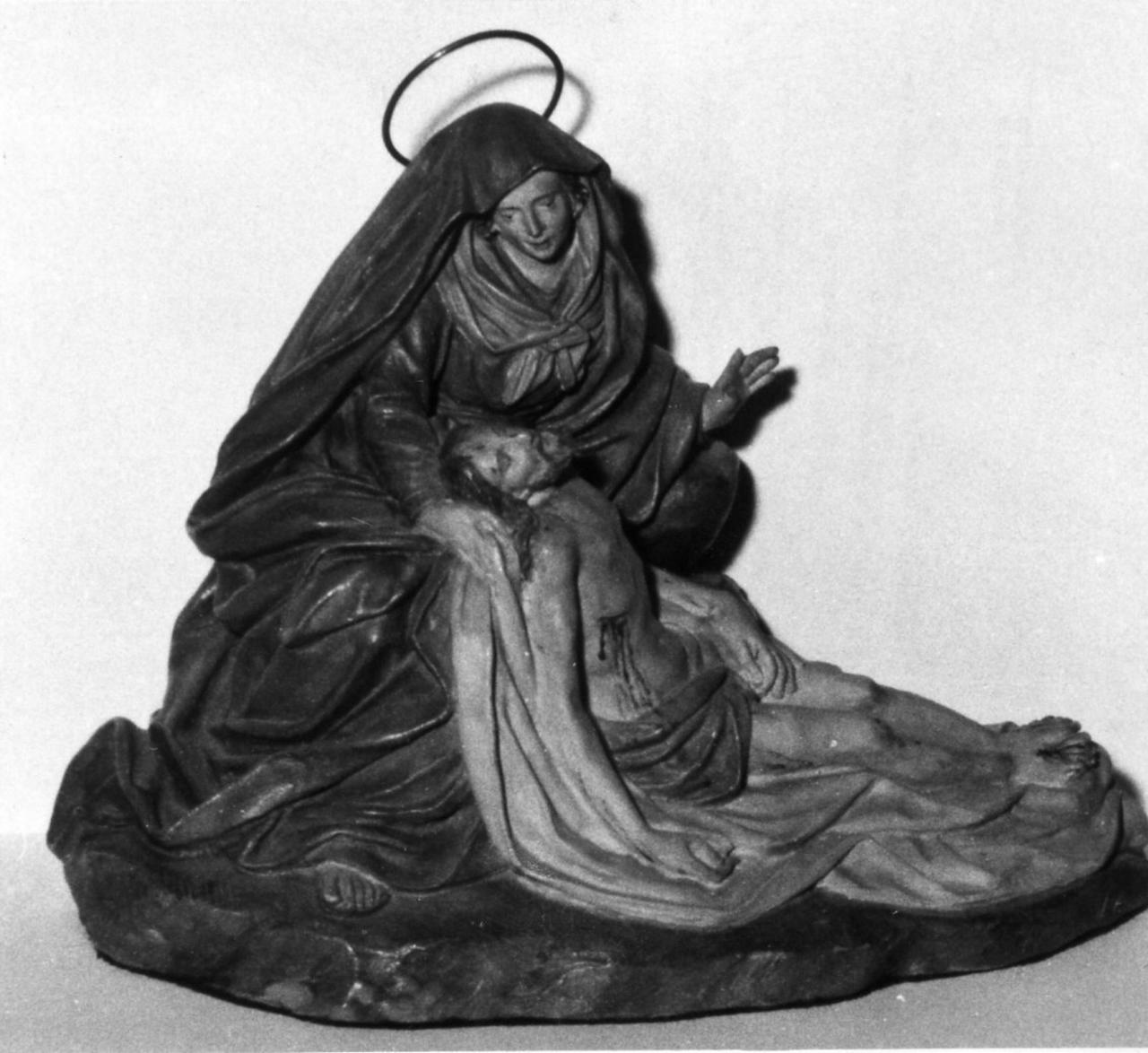 Pietà (statuetta) - bottega bolognese (metà sec. XVIII)
