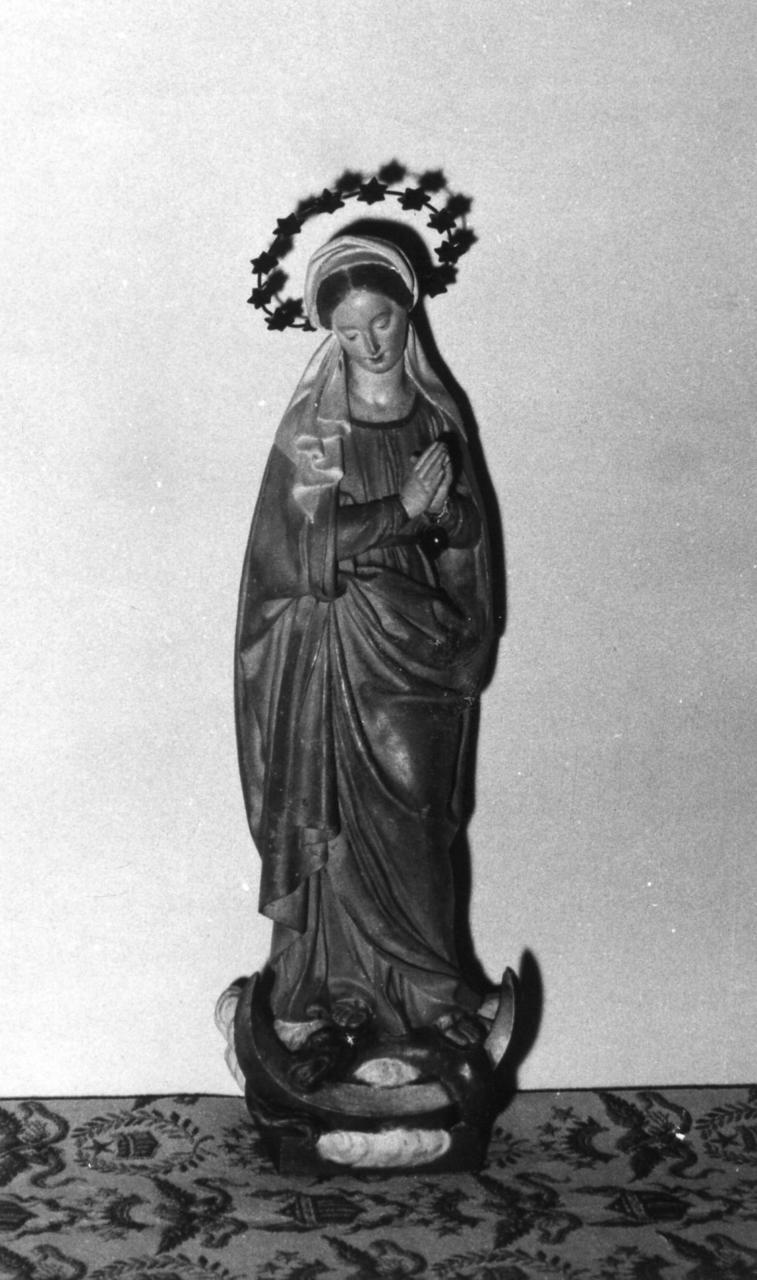 Madonna Immacolata (statuetta) - bottega bolognese (prima metà sec. XIX)