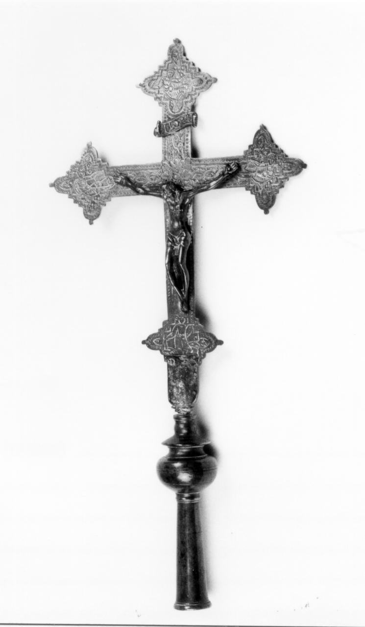 croce processionale - bottega Italia settentrionale (prima metà sec. XVII)