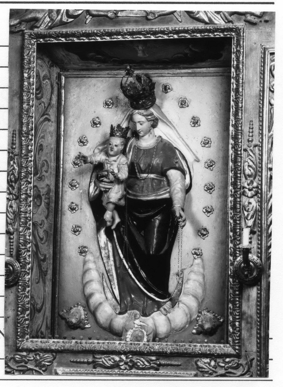 Madonna del Porto, Madonna con Bambino (statuetta devozionale) - bottega emiliana (terzo quarto sec. XVIII)