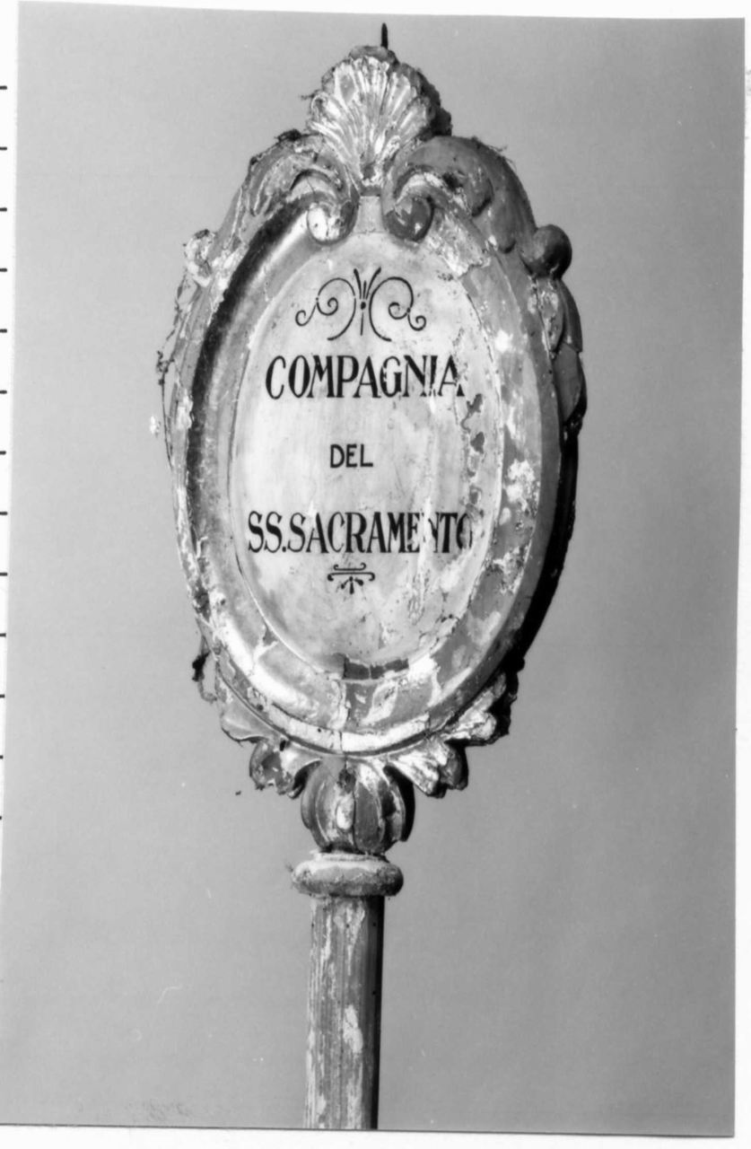 emblema di confraternita - bottega emiliana (inizio sec. XIX)