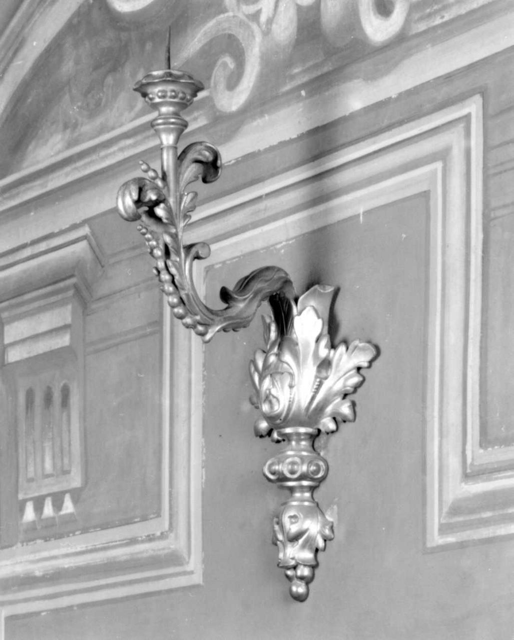 candeliere da parete, serie - bottega emiliana (sec. XIX)