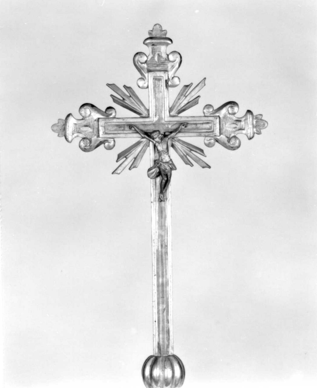 croce d'altare - bottega emiliana (seconda metà sec. XVIII)