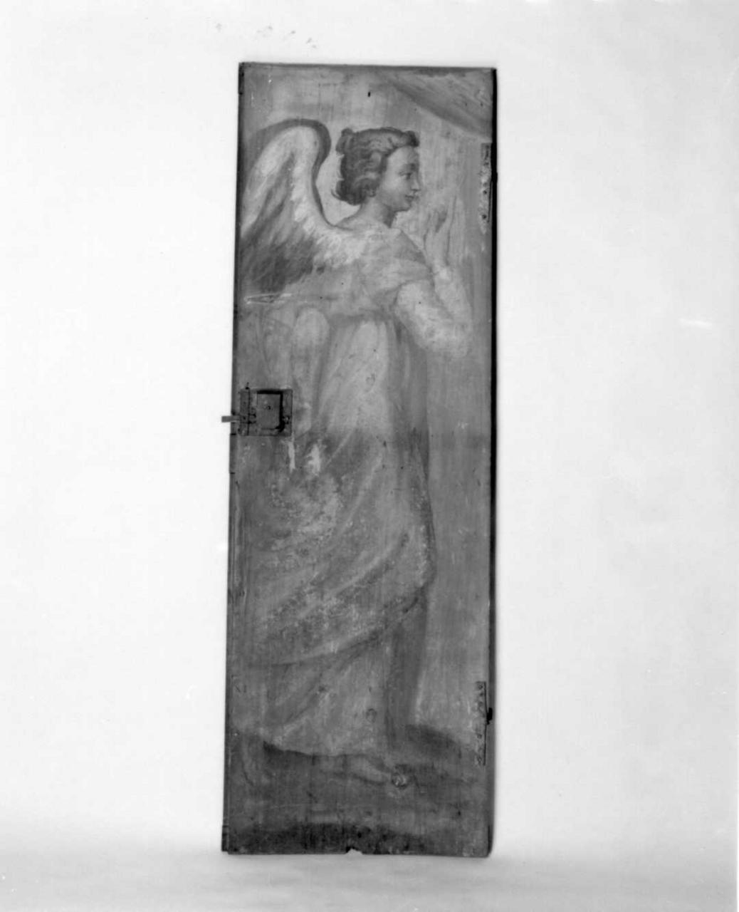 angelo annunciante (dipinto) - ambito emiliano (sec. XIX)