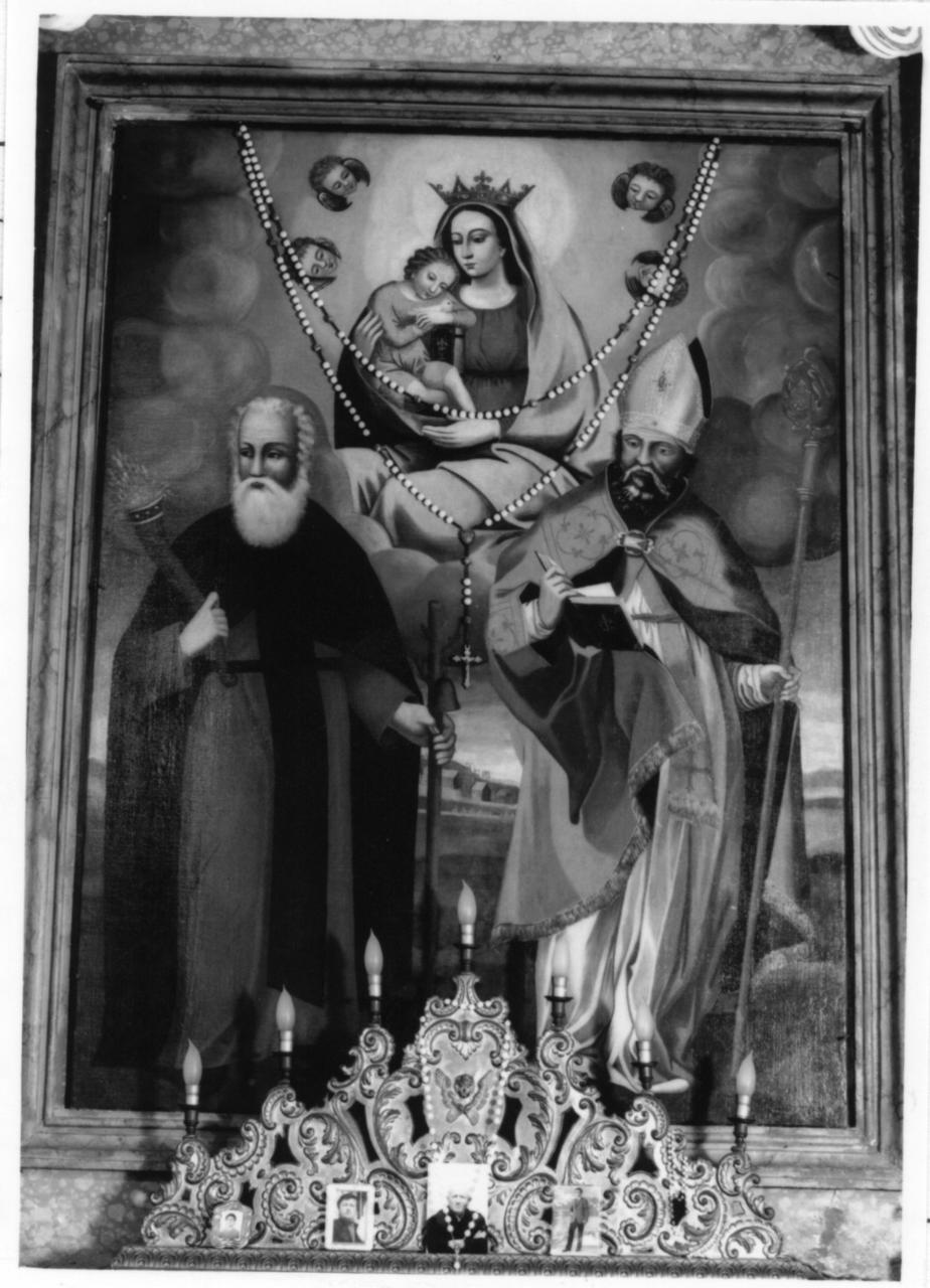 Madonna di San Siro o Madonna della Rondine, Madonna con Bambino e Santi (pala d'altare) - ambito reggiano (sec. XIX)