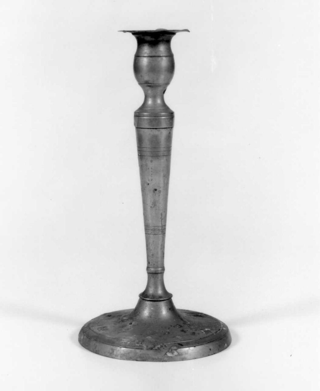 candeliere d'altare - bottega emiliana (sec. XIX)