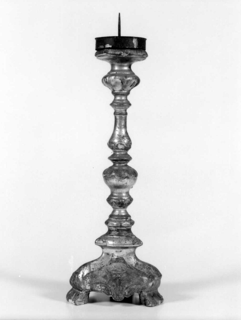 candeliere d'altare - bottega emiliana (sec. XVIII)