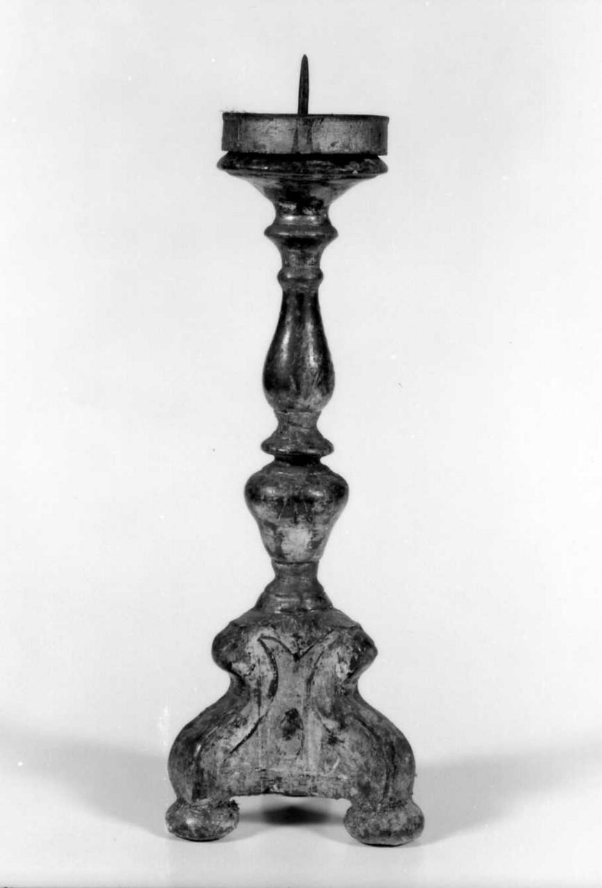 candeliere d'altare - bottega emiliana (sec. XVIII)