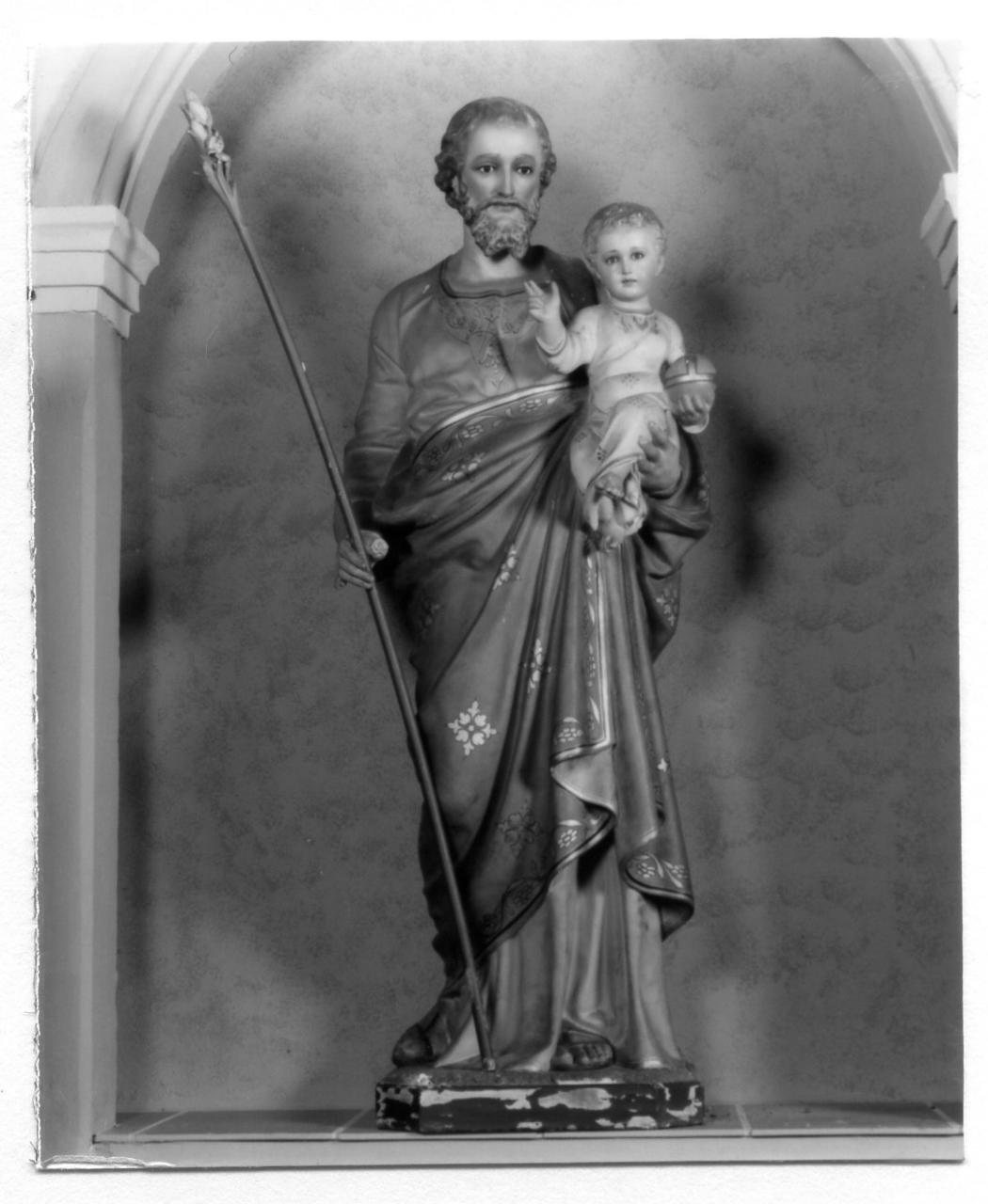 San Giuseppe e Gesù Bambino (statua) - bottega emiliana (inizio sec. XX)