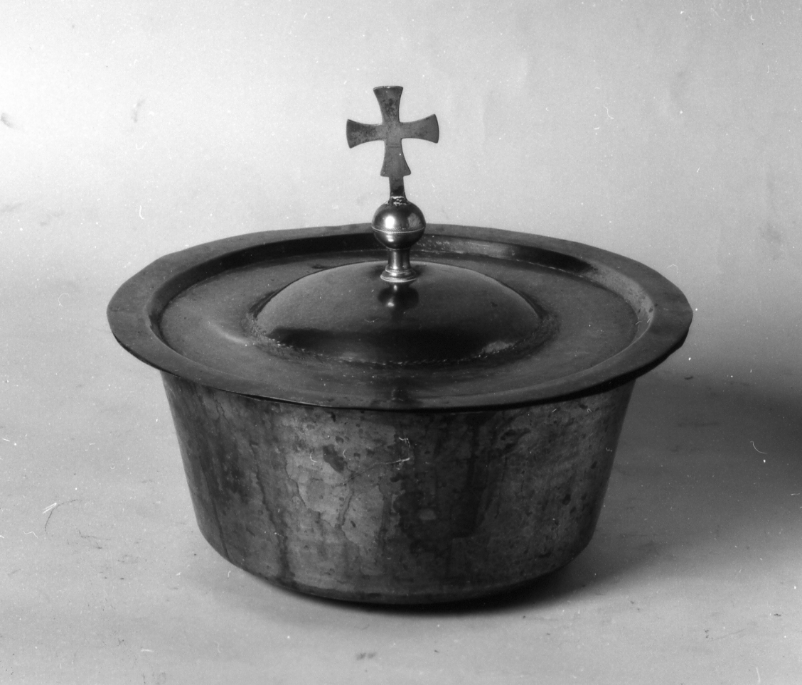 coperchio del fonte battesimale - bottega modenese (sec. XIX)