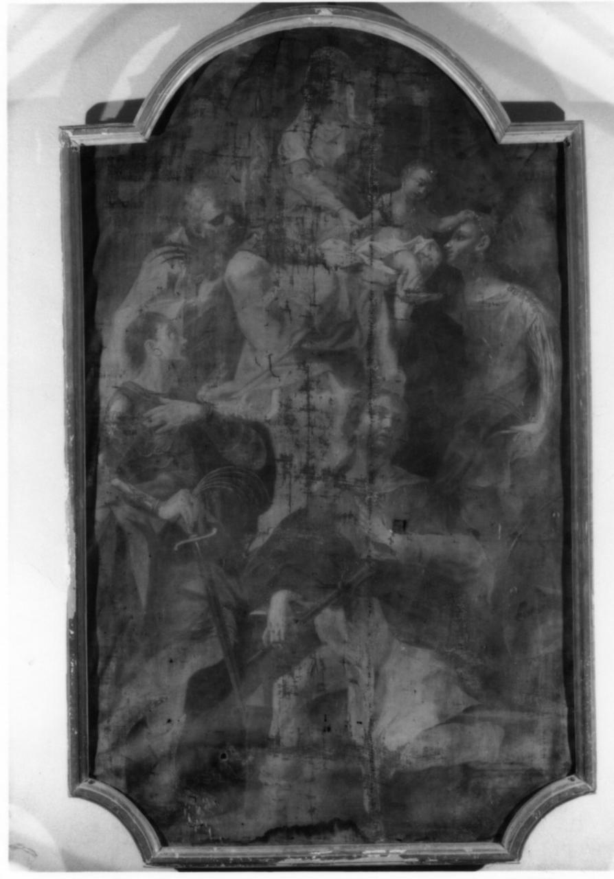 Madonna con Bambino e Santi (dipinto) - ambito emiliano (sec. XVIII)
