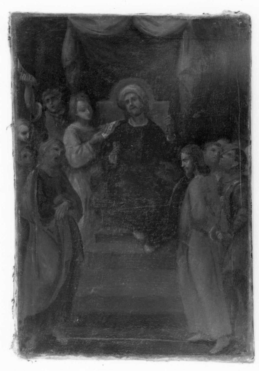 stazione I: Gesù condannato a morte (dipinto) - ambito emiliano (secondo quarto sec. XVIII)