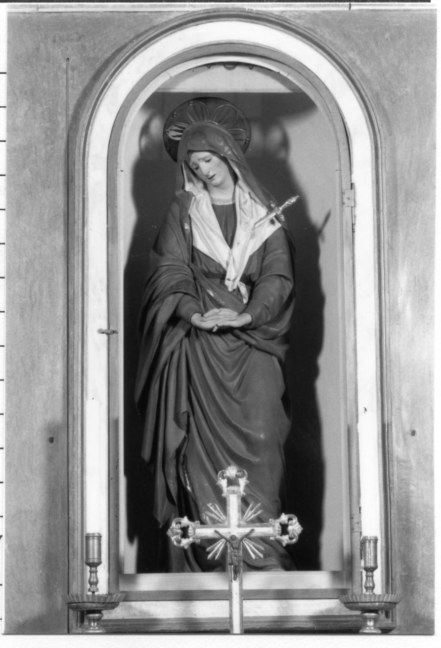 Madonna Addolorata (statua) - bottega emiliana (seconda metà sec. XIX)