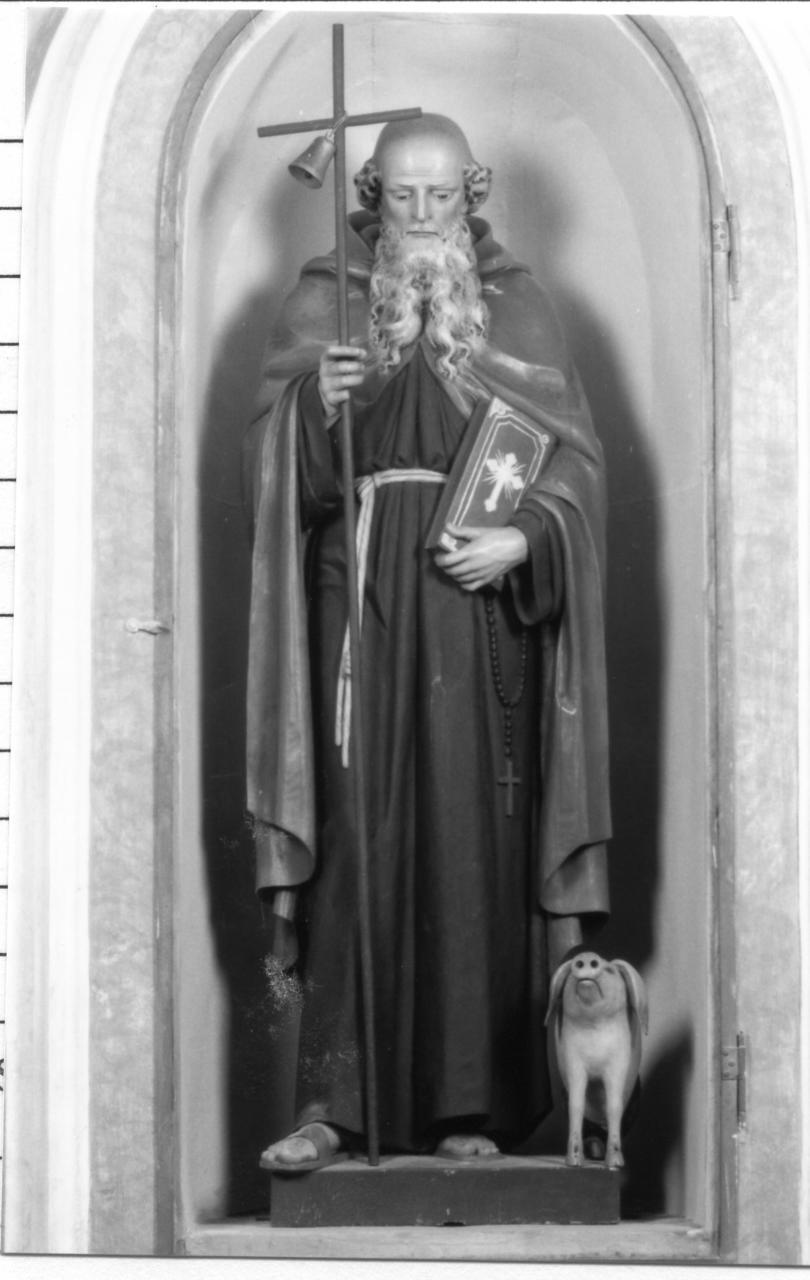 Sant'Antonio Abate (statua) - bottega emiliana (seconda metà sec. XIX)