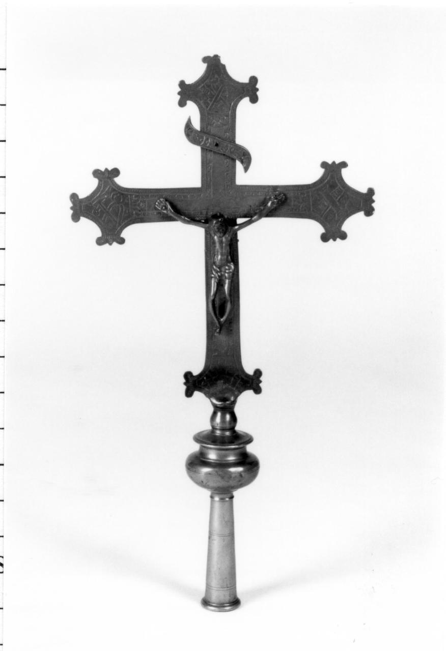 croce processionale - bottega emiliana (sec. XVII)