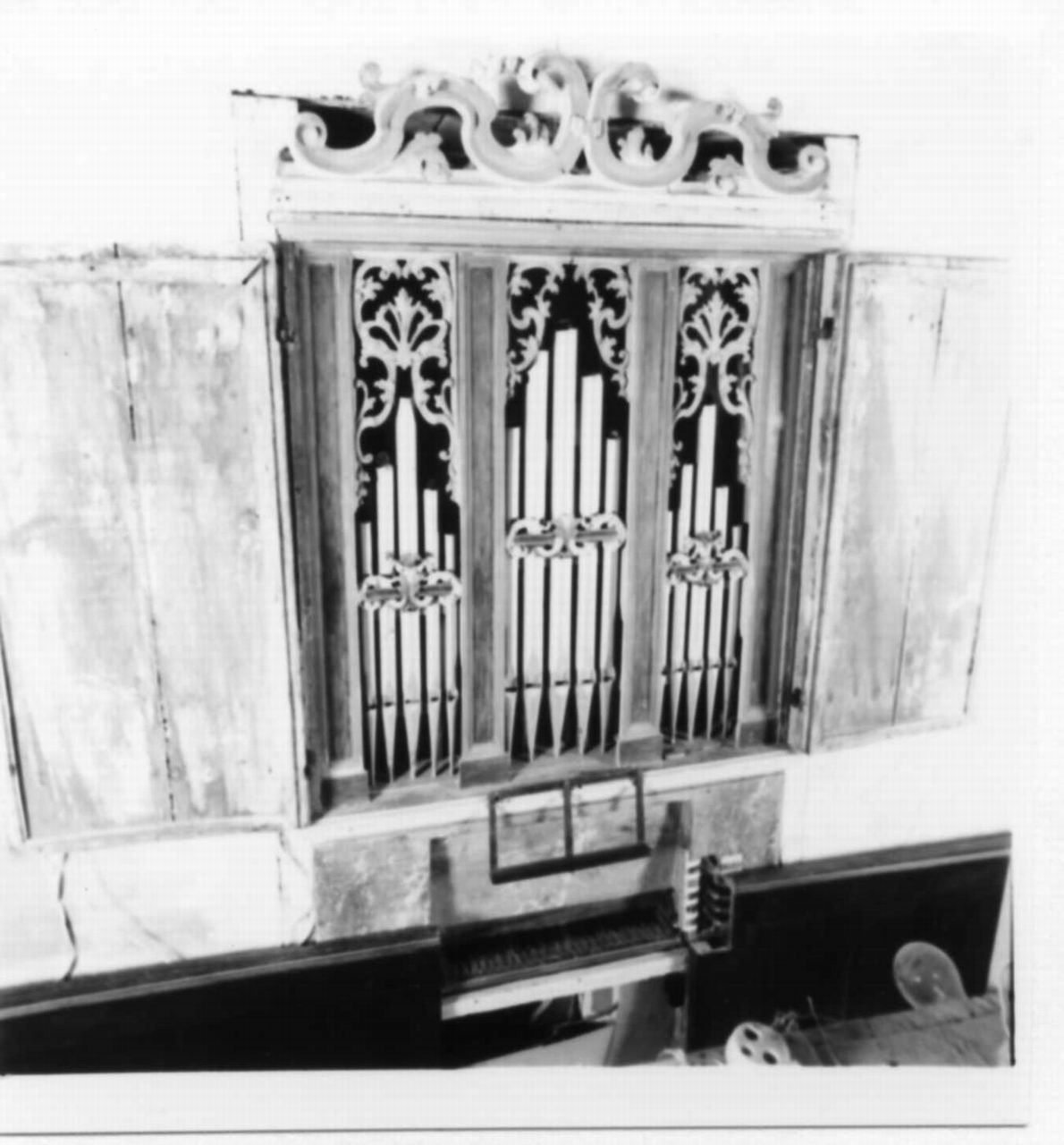 fregio (cassa d'organo) di Traeri Domenico (sec. XVIII)