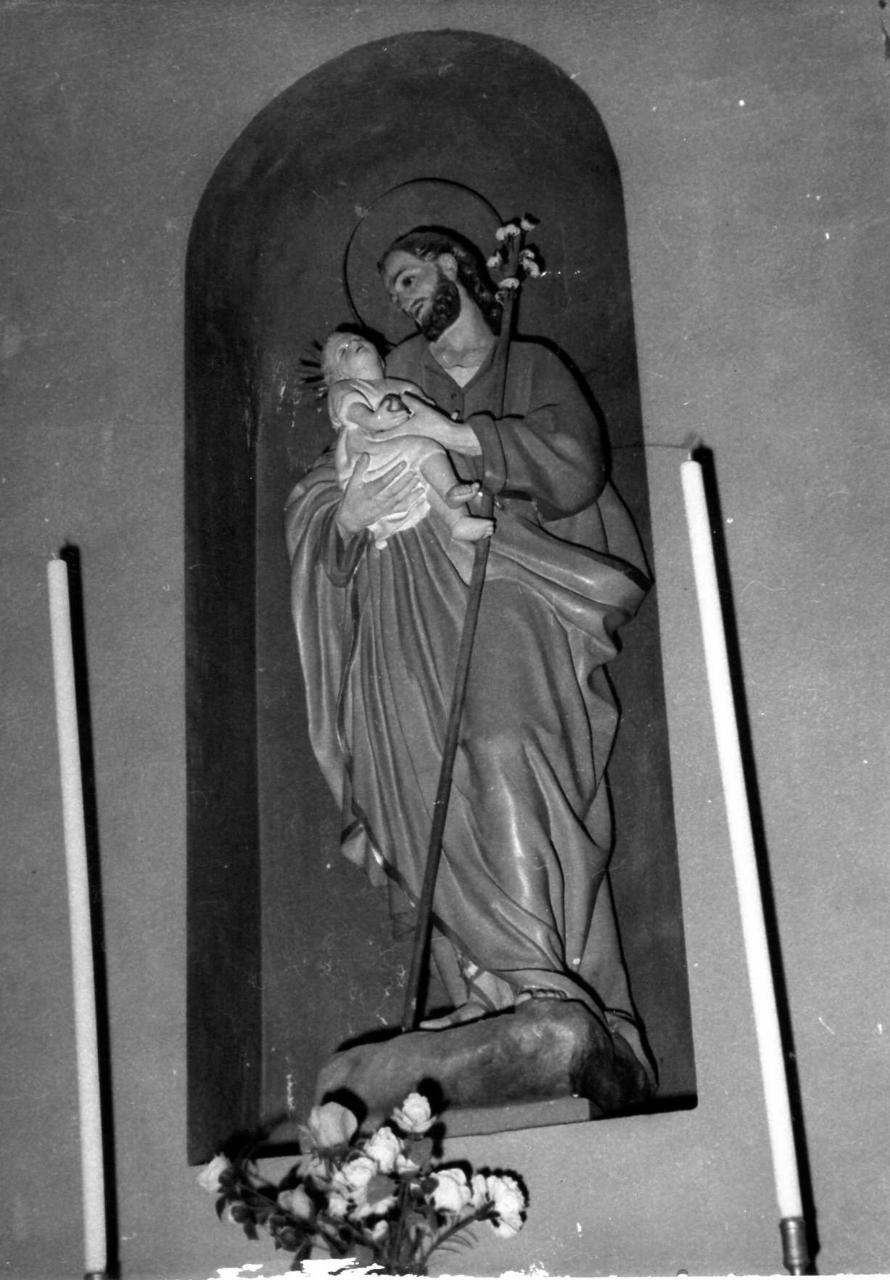 San Giuseppe e Gesù Bambino (statua) - bottega faentina (seconda metà sec. XIX)