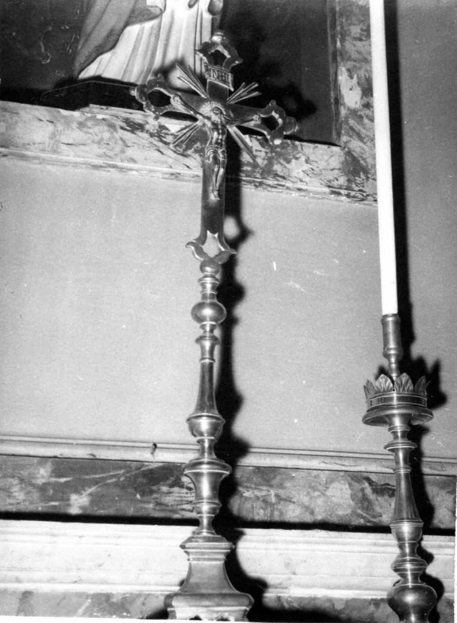 croce d'altare - bottega bolognese (metà sec. XIX)